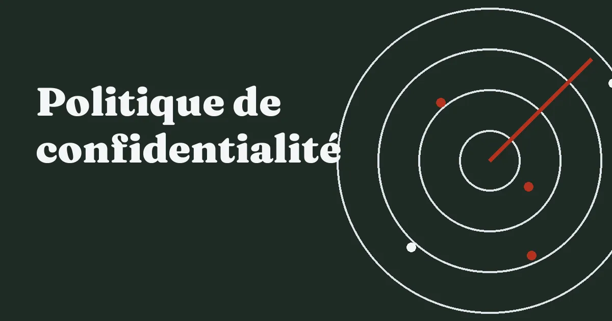 Politique de confidentialité