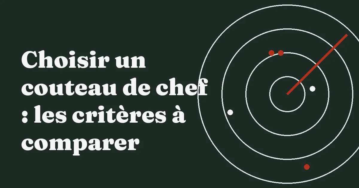 Couteau de chef Pradel Essentiel Blason, premier de notre classement